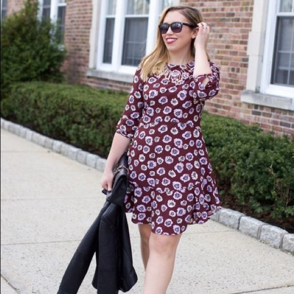 LOFT/ floral dress.